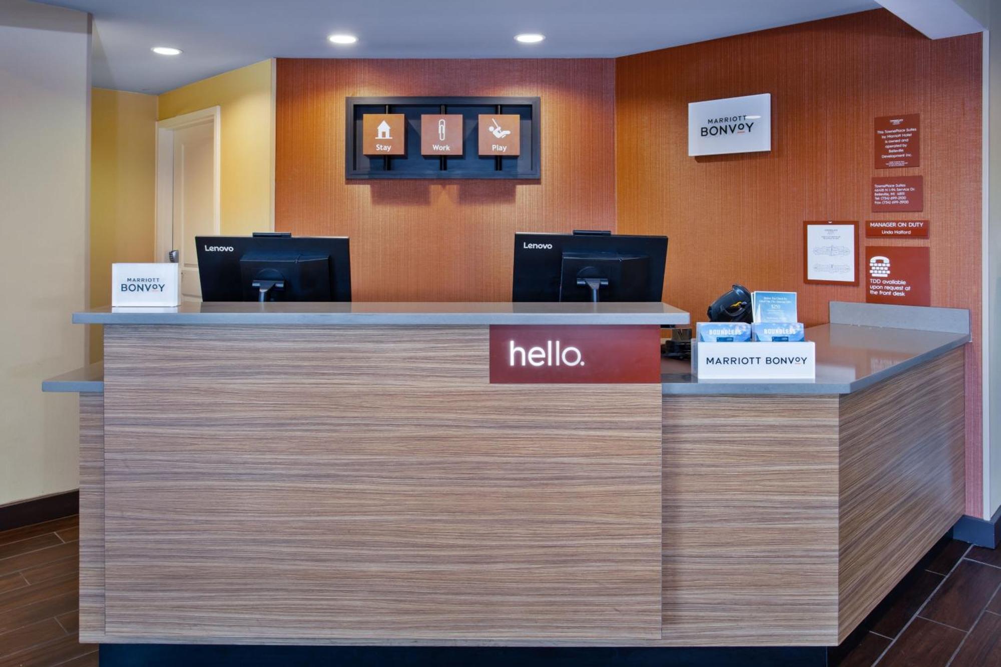 Towneplace Suites By Marriott Detroit Belleville Exterior foto